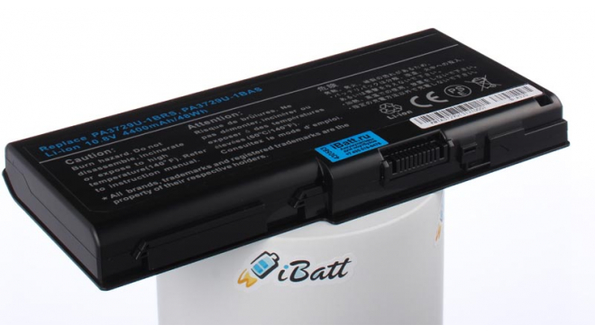 Аккумуляторная батарея для ноутбука Toshiba Satellite P500-01R. Артикул iB-A320.Емкость (mAh): 4400. Напряжение (V): 10,8