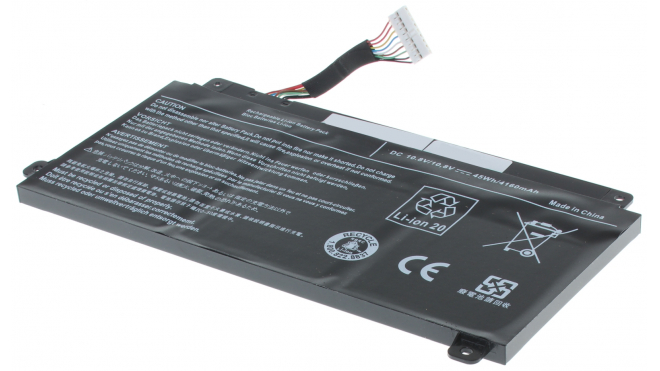 Аккумуляторная батарея для ноутбука Toshiba Satellite P55W-C5200D. Артикул 11-11537.Емкость (mAh): 4200. Напряжение (V): 10,8