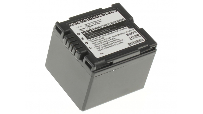 Аккумуляторные батареи для фотоаппаратов и видеокамер Panasonic NV-GS300EЕмкость (mAh): 1440. Напряжение (V): 7,4