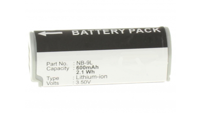 Аккумуляторная батарея NB-9L для фотоаппаратов и видеокамер Canon. Артикул iB-F129.Емкость (mAh): 600. Напряжение (V): 3,6