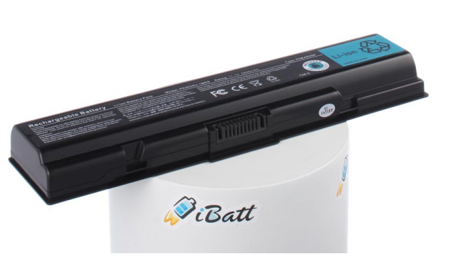 Аккумуляторная батарея для ноутбука Toshiba Satellite A200-206. Артикул iB-A455X.Емкость (mAh): 6800. Напряжение (V): 10,8