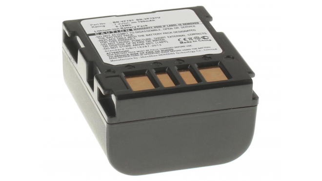 Аккумуляторные батареи для фотоаппаратов и видеокамер JVC GR-DF425Емкость (mAh): 700. Напряжение (V): 7,4