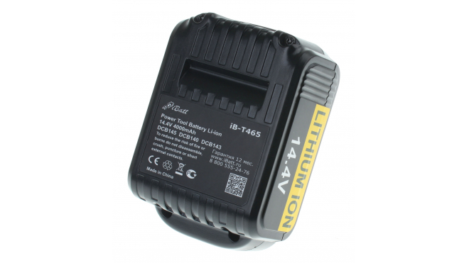 Аккумуляторная батарея для электроинструмента Craftsman DCH143. Артикул iB-T465.Емкость (mAh): 4000. Напряжение (V): 14,4