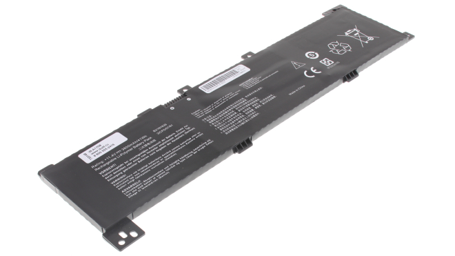 Аккумуляторная батарея для ноутбука Asus X705UQ-1B. Артикул iB-A1708.Емкость (mAh): 3600. Напряжение (V): 11,4