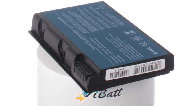 Аккумуляторная батарея для ноутбука Acer Aspire 3690WLMi. Артикул iB-A118.Емкость (mAh): 4400. Напряжение (V): 11,1