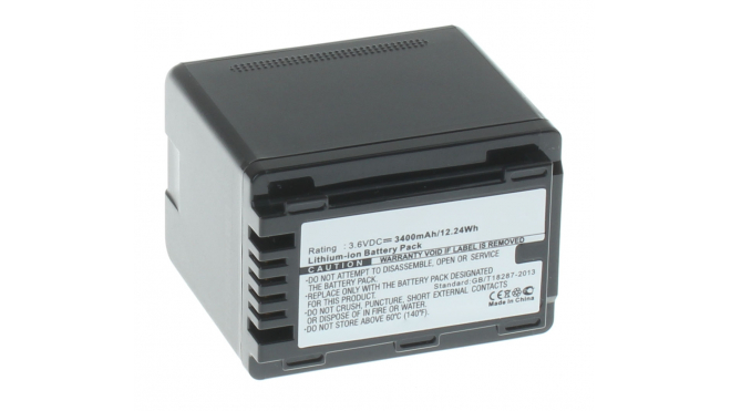 Аккумуляторная батарея VW-VBT190 для фотоаппаратов и видеокамер Panasonic. Артикул iB-F457.Емкость (mAh): 3400. Напряжение (V): 3,6