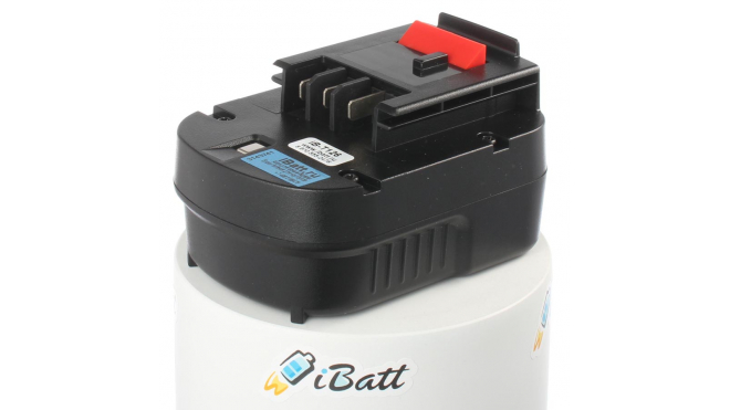 Аккумуляторная батарея iBatt iB-T126 для шуруповертов и другого электроинструмента Black & DeckerЕмкость (mAh): 2000. Напряжение (V): 12