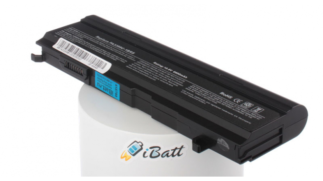 Аккумуляторная батарея для ноутбука Toshiba Dynabook CX/875LS. Артикул iB-A446.Емкость (mAh): 6600. Напряжение (V): 10,8
