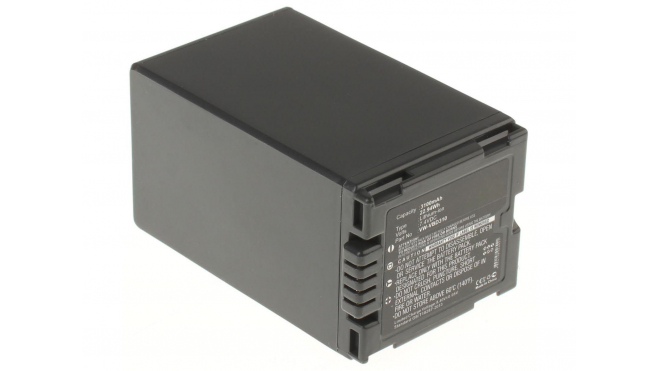 Аккумуляторные батареи для фотоаппаратов и видеокамер Panasonic NV-GS300EG-SЕмкость (mAh): 3100. Напряжение (V): 7,4