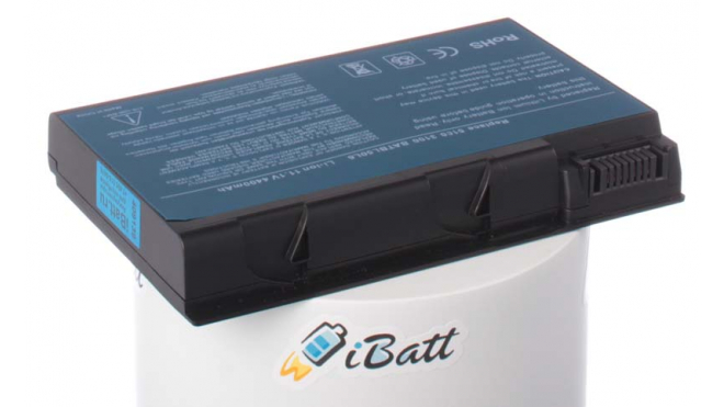 Аккумуляторная батарея для ноутбука Acer TravelMate 5215. Артикул iB-A118.Емкость (mAh): 4400. Напряжение (V): 11,1