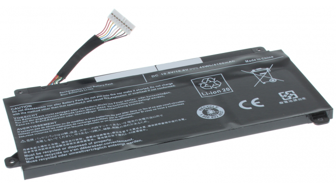 Аккумуляторная батарея для ноутбука Toshiba Satellite P55W-C5200D. Артикул 11-11537.Емкость (mAh): 4200. Напряжение (V): 10,8