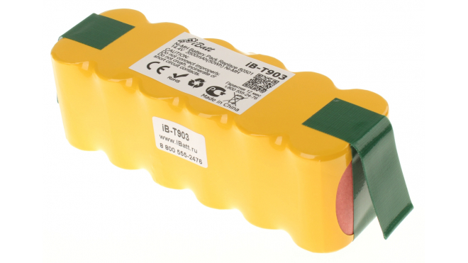 Аккумуляторная батарея VAC-500NMH-33 для пылесосов iRobot. Артикул iB-T903.Емкость (mAh): 3500. Напряжение (V): 14,4