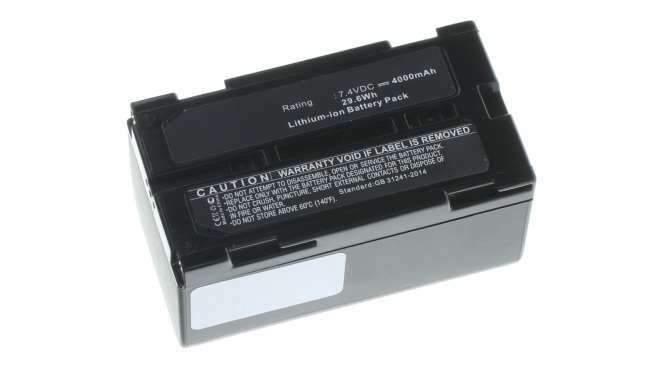 Аккумуляторная батарея CGR-B/202 для фотоаппаратов и видеокамер Canon. Артикул iB-F501.Емкость (mAh): 4000. Напряжение (V): 7,4