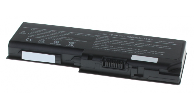 Аккумуляторная батарея для ноутбука Toshiba Satellite P300-134. Артикул 11-1542.Емкость (mAh): 6600. Напряжение (V): 11,1