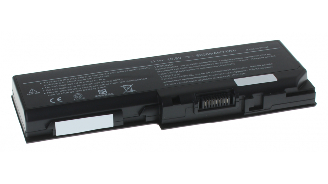 Аккумуляторная батарея для ноутбука Toshiba Satellite P200-1G5. Артикул 11-1542.Емкость (mAh): 6600. Напряжение (V): 11,1