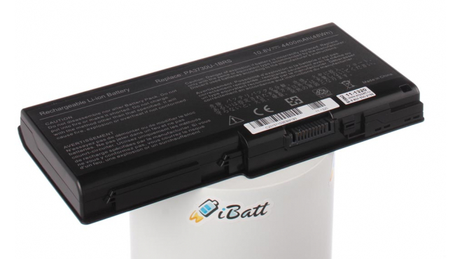 Аккумуляторная батарея для ноутбука Toshiba Satellite P500-125. Артикул 11-1320.Емкость (mAh): 4400. Напряжение (V): 10,8