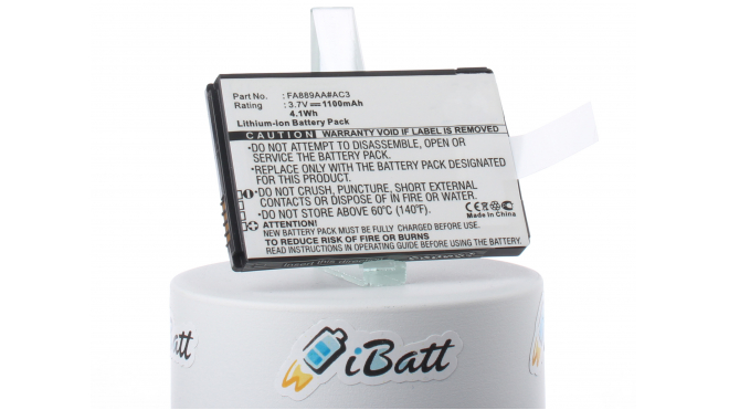 Аккумуляторная батарея iBatt iB-M162 для телефонов, смартфонов HPЕмкость (mAh): 1100. Напряжение (V): 3,7