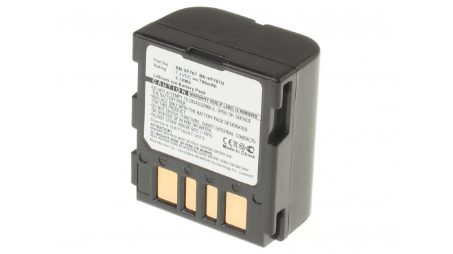 Аккумуляторные батареи для фотоаппаратов и видеокамер JVC GR-D640Емкость (mAh): 700. Напряжение (V): 7,4