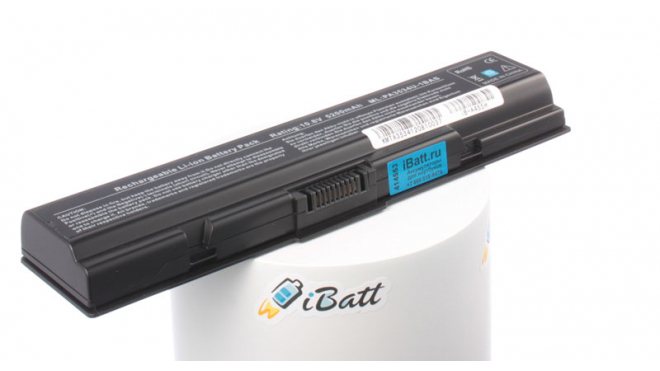 Аккумуляторная батарея для ноутбука Toshiba Satellite A300-1OS. Артикул iB-A455H.Емкость (mAh): 5200. Напряжение (V): 10,8