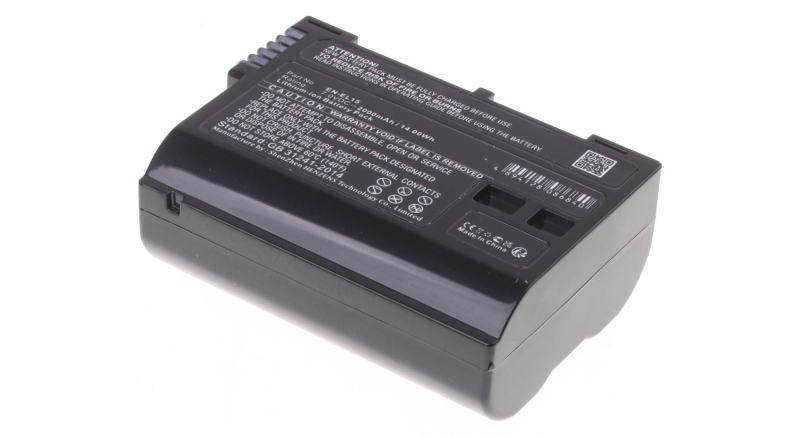 Аккумуляторная батарея iBatt iB-F505 для фотокамер и видеокамер NikonЕмкость (mAh): 2000. Напряжение (V): 7