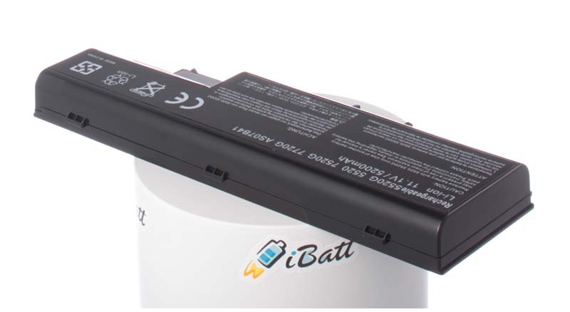 Аккумуляторная батарея для ноутбука Acer TravelMate 7730G-944G50MN. Артикул iB-A140H.Емкость (mAh): 5200. Напряжение (V): 11,1