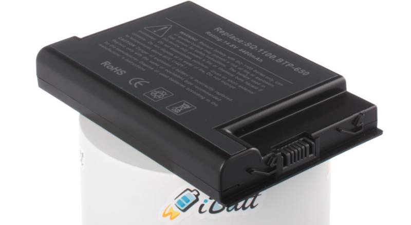Аккумуляторная батарея для ноутбука Acer Ferrari 3000LMiB. Артикул iB-A268.Емкость (mAh): 4400. Напряжение (V): 14,8