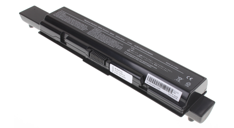 Аккумуляторная батарея для ноутбука Toshiba Satellite A200-1DA. Артикул iB-A471H.Емкость (mAh): 7800. Напряжение (V): 10,8