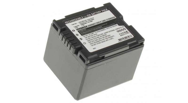 Аккумуляторные батареи для фотоаппаратов и видеокамер Panasonic NV-GS200KЕмкость (mAh): 1440. Напряжение (V): 7,4
