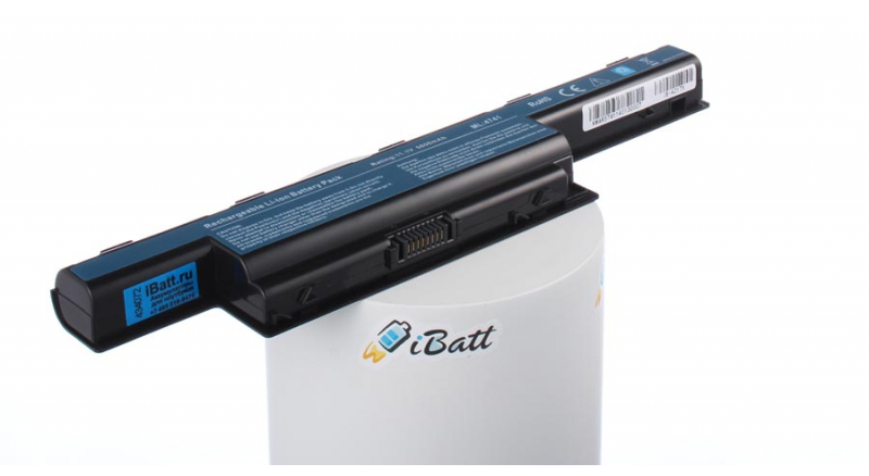 Аккумуляторная батарея AS10G3E для ноутбуков Packard Bell. Артикул iB-A217X.Емкость (mAh): 6800. Напряжение (V): 11,1