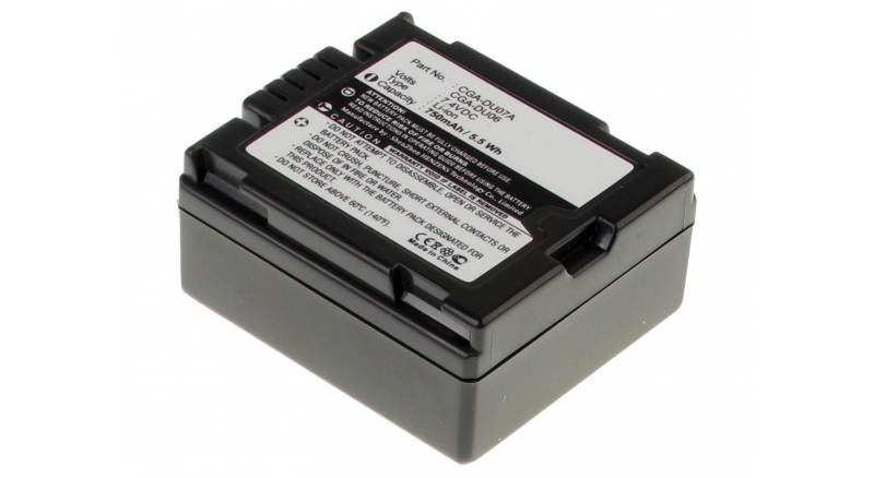 Аккумуляторные батареи для фотоаппаратов и видеокамер Panasonic NV-GS55Емкость (mAh): 750. Напряжение (V): 7,4