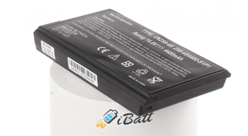 Аккумуляторная батарея NBP001374-00 для ноутбуков Uniwill. Артикул iB-A746.Емкость (mAh): 4400. Напряжение (V): 14,8