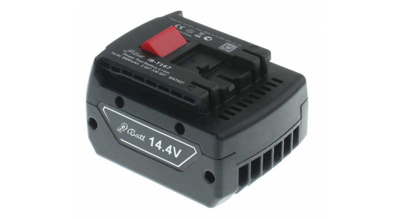 Аккумуляторная батарея для электроинструмента Bosch GDR 1440-LI. Артикул iB-T167.Емкость (mAh): 3000. Напряжение (V): 14,4