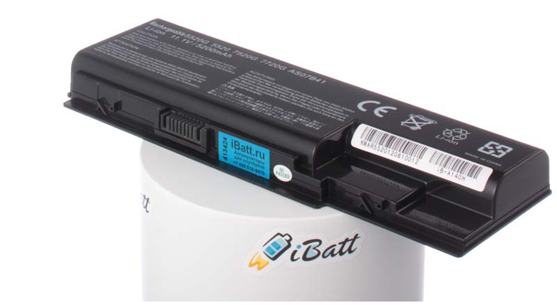 Аккумуляторная батарея для ноутбука Packard Bell EasyNote LJ65-RB-017UK. Артикул iB-A140H.Емкость (mAh): 5200. Напряжение (V): 11,1