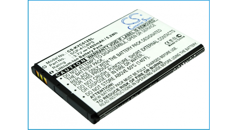 Аккумуляторная батарея SCP-42LBPS для телефонов, смартфонов Sprint. Артикул iB-M2075.Емкость (mAh): 1400. Напряжение (V): 3,7