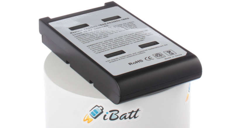 Аккумуляторная батарея для ноутбука Toshiba Qosmio E10. Артикул iB-A434H.Емкость (mAh): 5200. Напряжение (V): 10,8