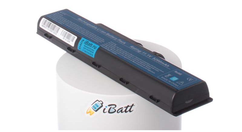 Аккумуляторная батарея для ноутбука Gateway NV5606U. Артикул iB-A129H.Емкость (mAh): 5200. Напряжение (V): 11,1