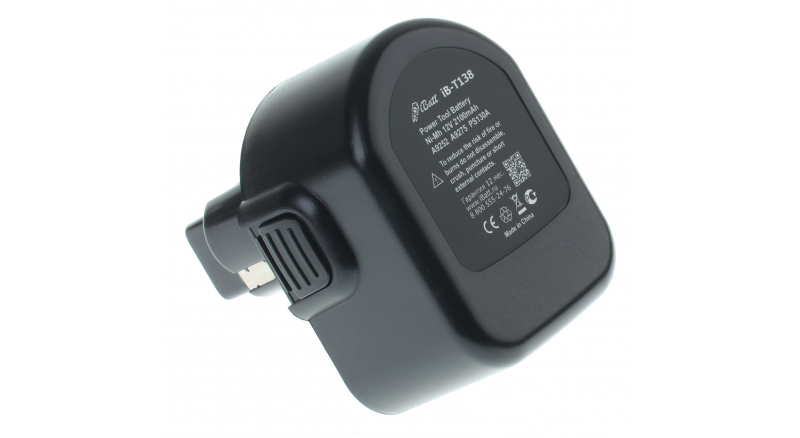 Аккумуляторная батарея для электроинструмента Black & Decker FS12. Артикул iB-T138.Емкость (mAh): 2100. Напряжение (V): 12