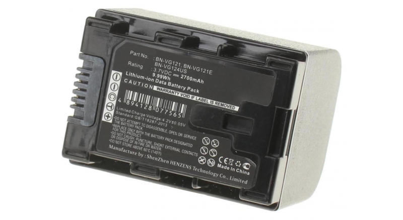 Аккумуляторные батареи для фотоаппаратов и видеокамер JVC GZ-E306Емкость (mAh): 2700. Напряжение (V): 3,7