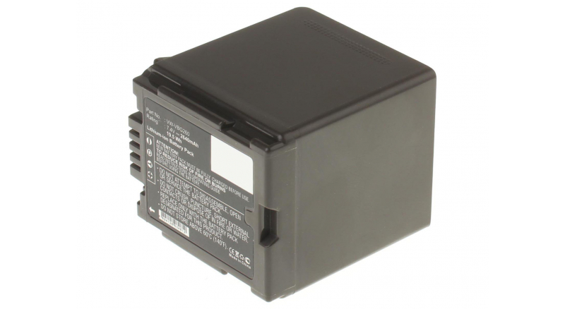 Аккумуляторная батарея VW-VBG070GK для фотоаппаратов и видеокамер Panasonic. Артикул iB-F321.Емкость (mAh): 2640. Напряжение (V): 7,4