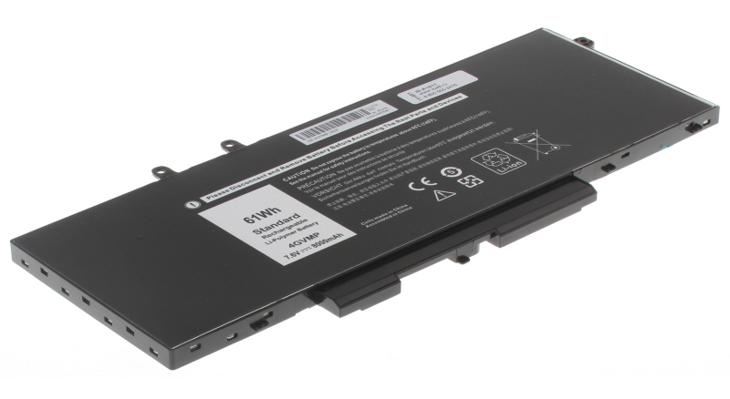 Аккумуляторная батарея для ноутбука Dell Latitude 5411. Артикул iB-A1611.Емкость (mAh): 8000. Напряжение (V): 7,6