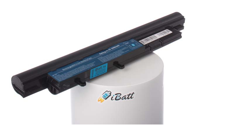 Аккумуляторная батарея для ноутбука Acer TravelMate 8331  Timeline. Артикул iB-A139H.Емкость (mAh): 5200. Напряжение (V): 11,1