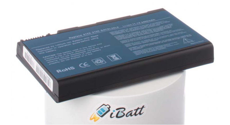 Аккумуляторная батарея для ноутбука Acer TravelMate 5510. Артикул iB-A118.Емкость (mAh): 4400. Напряжение (V): 11,1