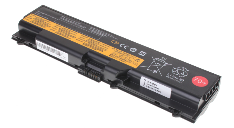 Аккумуляторная батарея для ноутбука IBM-Lenovo ThinkPad T530 N1B9SRT. Артикул iB-A899H.Емкость (mAh): 5200. Напряжение (V): 10,8