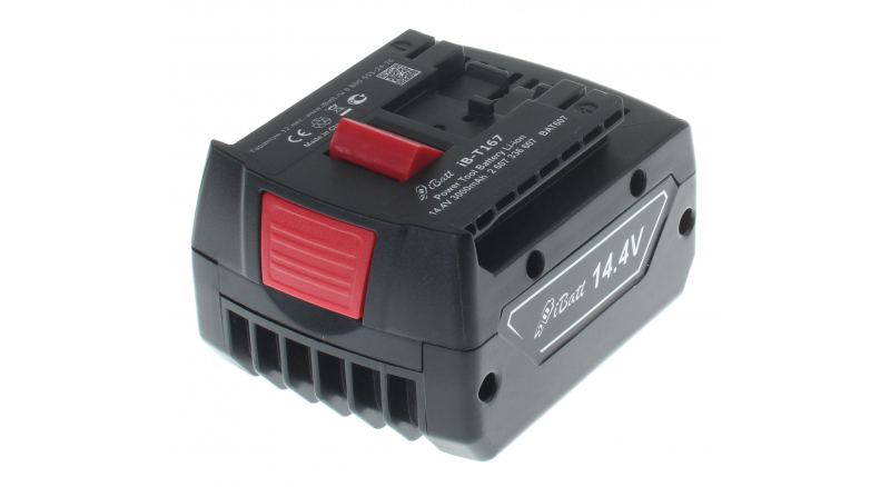 Аккумуляторная батарея для электроинструмента Bosch GSR 14.4-2-LI (K). Артикул iB-T167.Емкость (mAh): 3000. Напряжение (V): 14,4