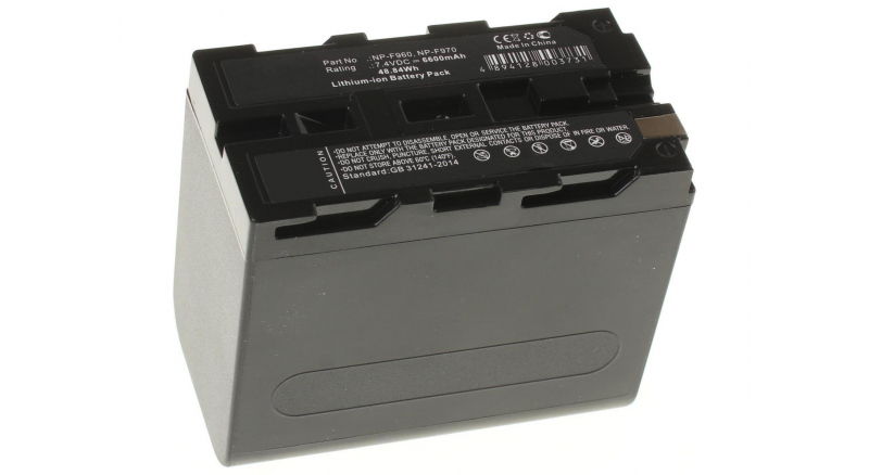 Аккумуляторные батареи для фотоаппаратов и видеокамер Sony CCD-TR717EЕмкость (mAh): 6600. Напряжение (V): 7,4