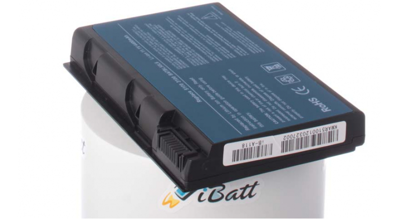 Аккумуляторная батарея для ноутбука Acer TravelMate 5512WLMi. Артикул iB-A118.Емкость (mAh): 4400. Напряжение (V): 11,1