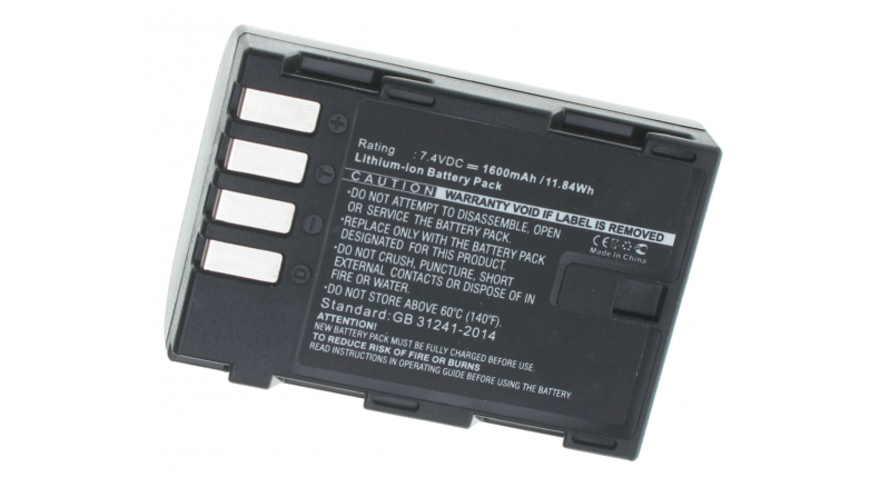Аккумуляторные батареи для фотоаппаратов и видеокамер Panasonic Lumix DMC-GH3HЕмкость (mAh): 1600. Напряжение (V): 7,4