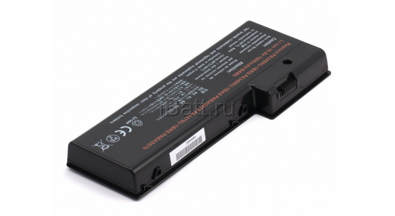 Аккумуляторная батарея для ноутбука Toshiba Satellite P100-374. Артикул 11-1541.Емкость (mAh): 6600. Напряжение (V): 10,8