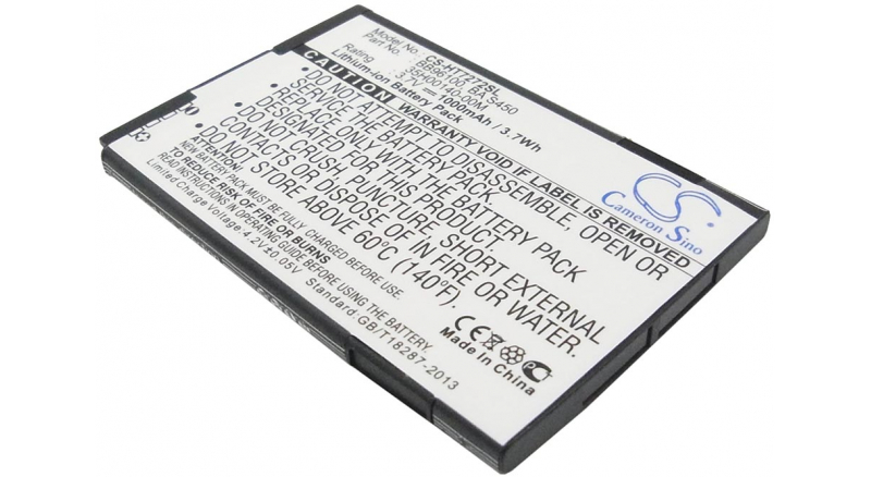 Аккумуляторная батарея iBatt iB-M1007 для телефонов, смартфонов HTCЕмкость (mAh): 1000. Напряжение (V): 3,7