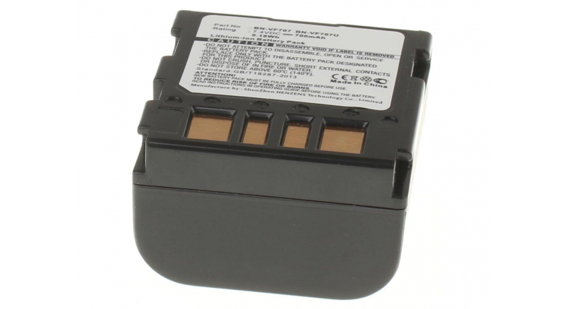 Аккумуляторные батареи для фотоаппаратов и видеокамер JVC GZ-MG505EЕмкость (mAh): 700. Напряжение (V): 7,4